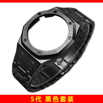 Mod Kit GA-2100 GM2100 Stainless Steel Case&Watch Strap For G-SHOCK Casioak GA2100 GMA-S2100 Replacement Metal Frosted Case Band