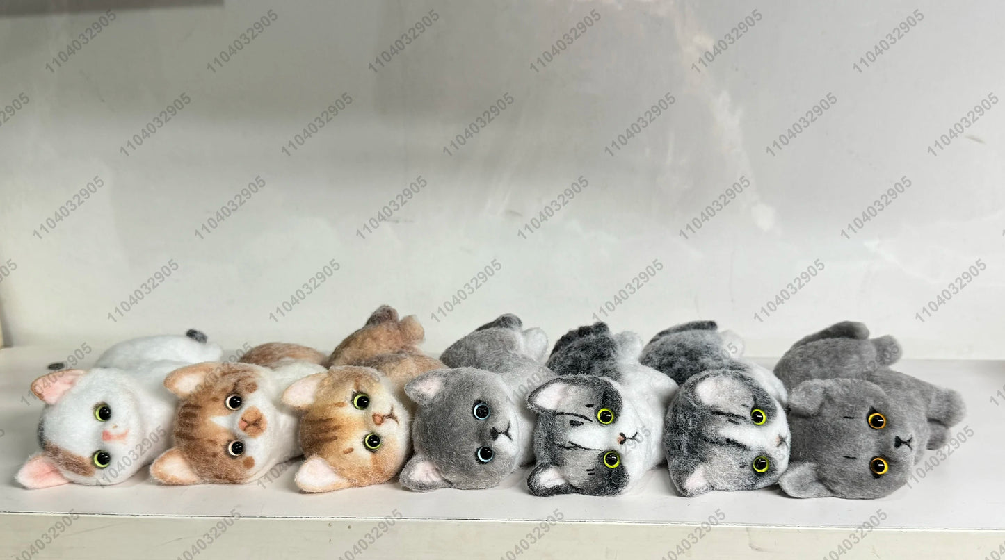 Kitty Taba Squishy Soft Cat Fidget Toy ASMR Cute Animal Squeeze Toy Anti Stress Funny Toys For Children Christmas Party Gift