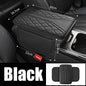 Multi-Functional Leather Car Armrest Storage Bag Auto Center Console Riser Protective Pad Car Organizer Accessory