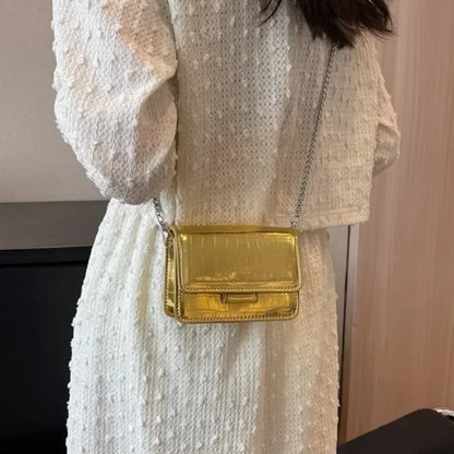 This Year's Popular Super Popular Small Bag 2024 Summer Popular Versatile Chain Messenger Bag Fashion Mini Square Sling Bag