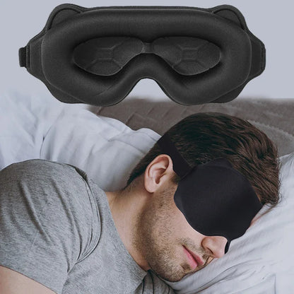 3D Sleeping Mask Block Out Light Sleep Mask For Eyes Soft Sleeping Aid Eye Mask for Travel Eyeshade Night Breathable Slaapmasker