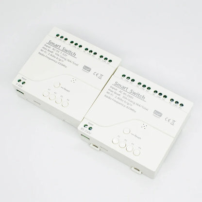 Tuya / Ewelink 4CH WiFi / Zigbee Smart Relay Switch Module 4 Channel AC DC 7-32V 85-250V RF433 Receiver for Alexa Google Home