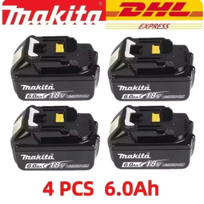 Genuine 6AH makita BL1860 18V Battery Power Tools Li-ion Replacement LXT BL1850 BL1840 for 18V Screwdriver with BMS TPCELL 18V