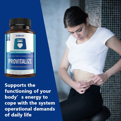 Provitalize Capsules - Women Probiotics + Moringa, Weight Management, Immune Health & Gut Health Support, 30/60/120 Caps