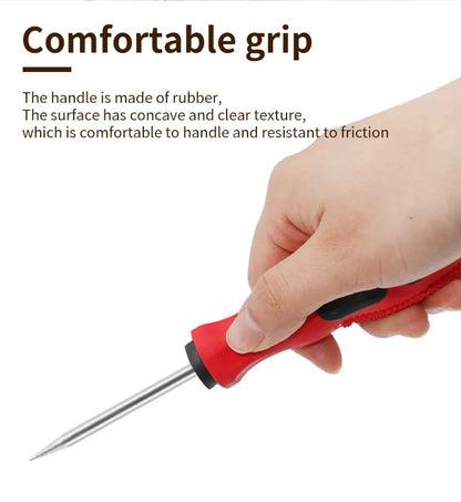Awl Straight Cone Handle Tool Awl Hand Stitching Taper Needle Tool Craft Sewing Supplies Floor Wall Seam Cleaning Tool