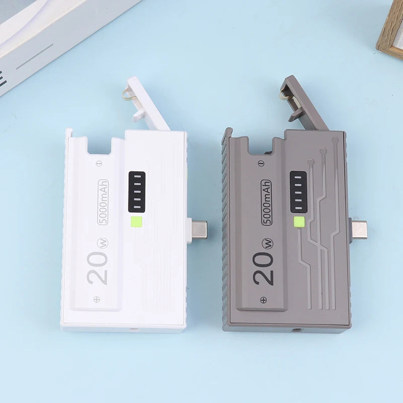 20W DIY Power Bank Box 21700 Universal Battery Charger Case Type-C Fast Charging For Mobile Phone Not Including Batteries