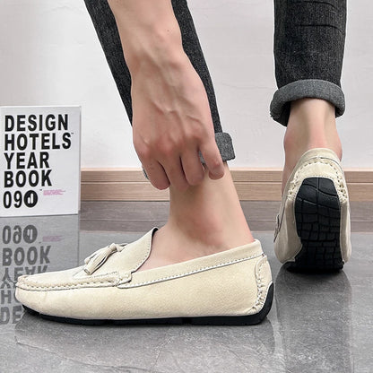 Loafers Men Casual Shoes Tassel Brogue Big Size Driving Shoes Men Loafers Moccasins Breathable Slip on Loafers for Men Shoes