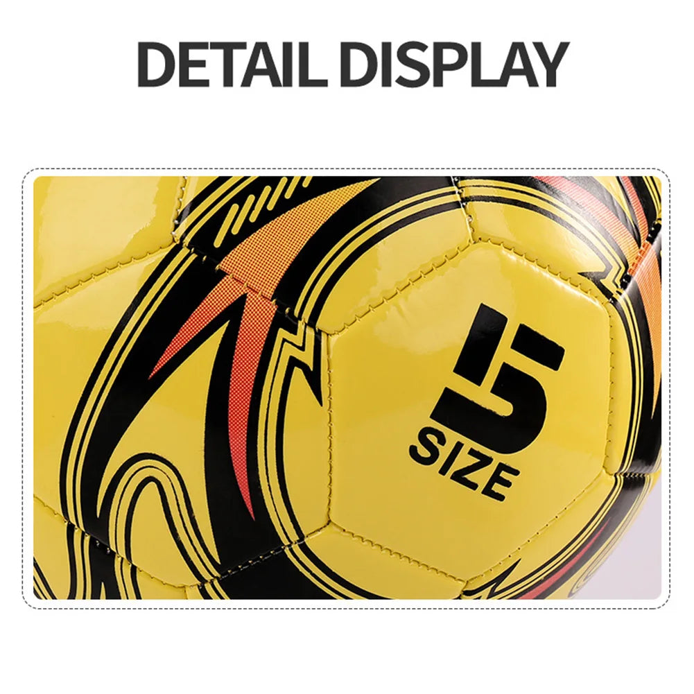 Size 5 Machine Stitched Football Waterproof Inflatable Sports Ball Professional Soccer Ball for Sports Match Game