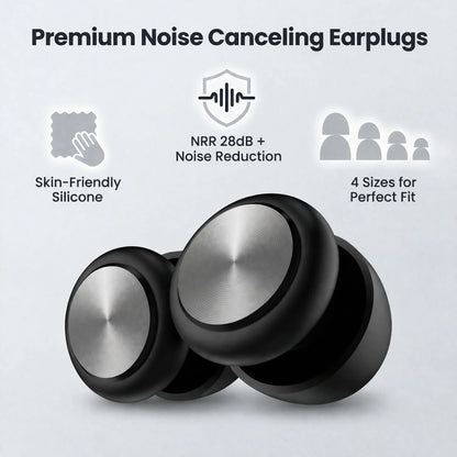 XYM Silicone Soundproof  Anti Noise Bullet Type Earplugs Portable Sports, Sleep  Noise Reduction Silicone Earplugs Reusable