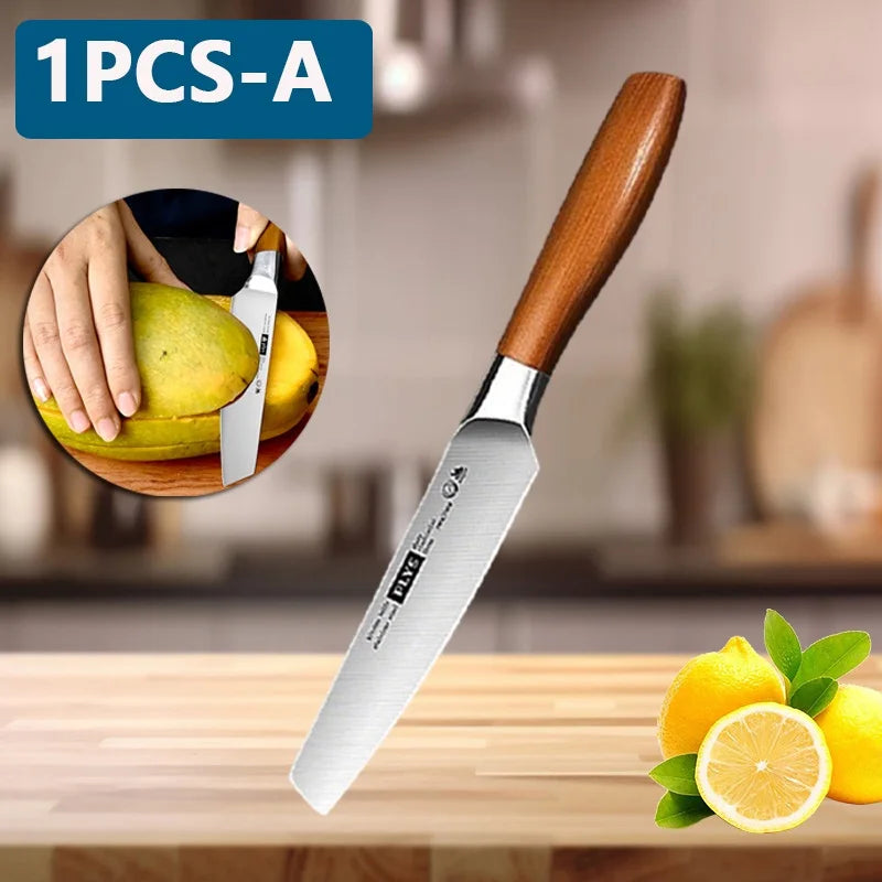 WXCOO Fruit Slicing Knife For Household Ultra Sharp Chef Knife Stainless Steel Kitchen Accessories 4.7 Inch Kitchen Knife