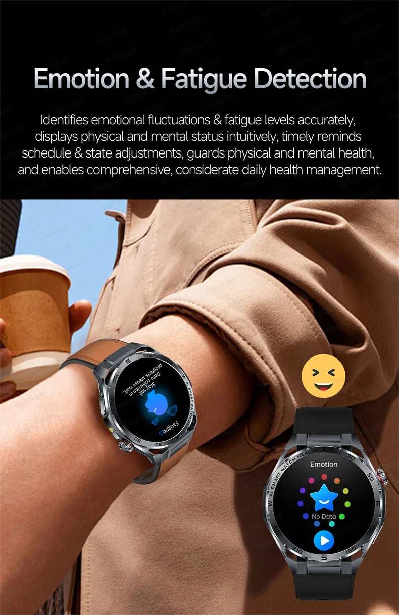Smartwatch ECG High-End dla mężczyzn Ciśnienie krwi Lipidy Tlen we krwi Analiza ciała Kwas moczowy Monitor Zdrowia Smartwatch dla mężczyzn i kobiet