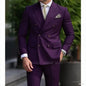 Smart Casual Wedding Men's Suits Slim Fit Tuxedo Blazer Set 2 Piece Formal Business Suit for Groom with Blazer And Pants