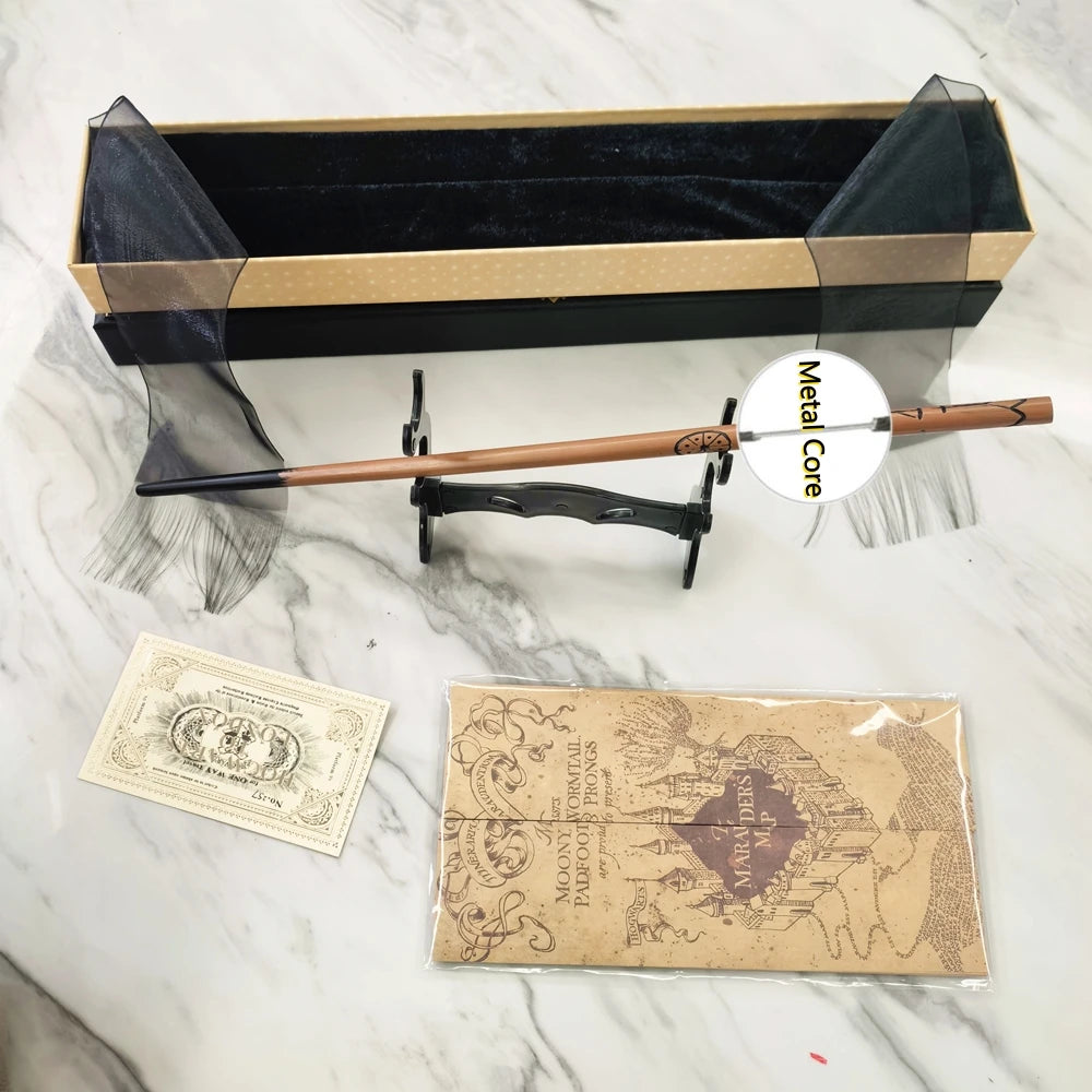 Gift Box Set Anime Cosplay Magic Wand With Box Children Decoration Toy Accessories For Kids Bacchetta Magic Stick