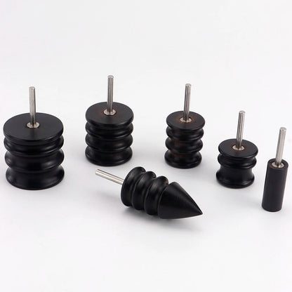 Leather Burnished Bits for Rotary Burnisher Tools PU Leather Burnishing Tool Tips for Clean Edges of DIY Leather Crafts Projects