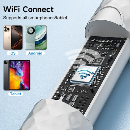 Smart Visual Ear Sticks HD1080P 4.2MM Camera WIFI Ear Pick Ear Cleaner Ear Spoon Wireless Endoscope Health Care Waterproof 6LEDs