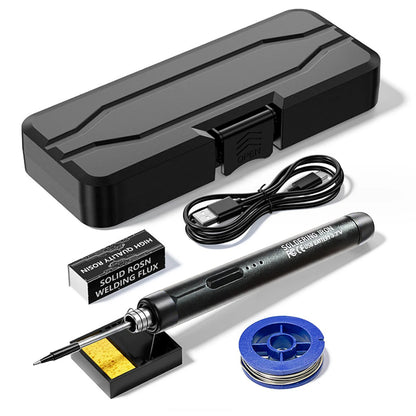 USB Portable Intelligent Electric Soldering Iron Multifunctional Soldering Welding Pen with 300-400℃ Temperature Adjustment