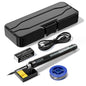 USB Portable Intelligent Electric Soldering Iron Multifunctional Soldering Welding Pen with 300-400℃ Temperature Adjustment