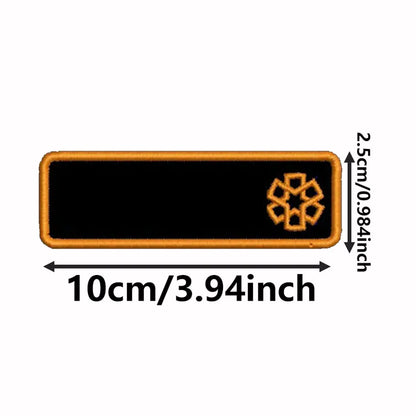 Customized united hatzala name patch Hook & Loop Backing Embroidery Military Badge