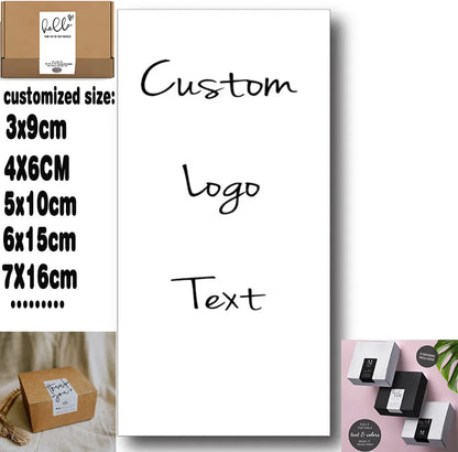 50-100PCS personalized for thank-you gifts, wedding decorations, birthdays, baptism, company logo stickers, editable packaging,