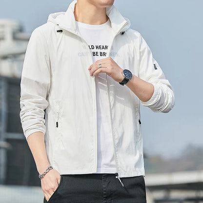 2025Summer Hooded Jacket Men Women Waterproof Sun Protection Clothing Fishing Hunting Clothes Quick Dry Skin Windbreaker