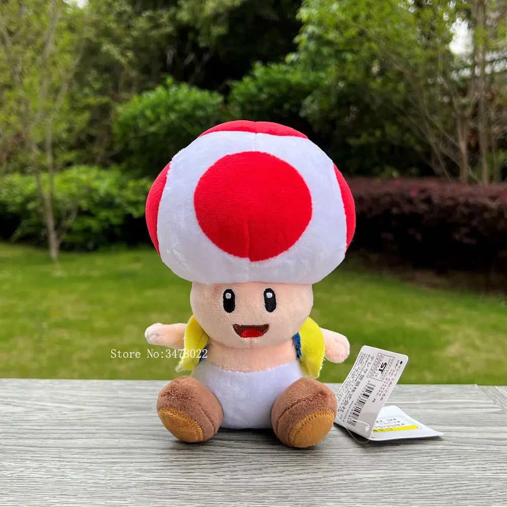 18cm Plush Toys Toad Red Colour Stuffed Toy Cartoon Soft Doll Childrens Gifts