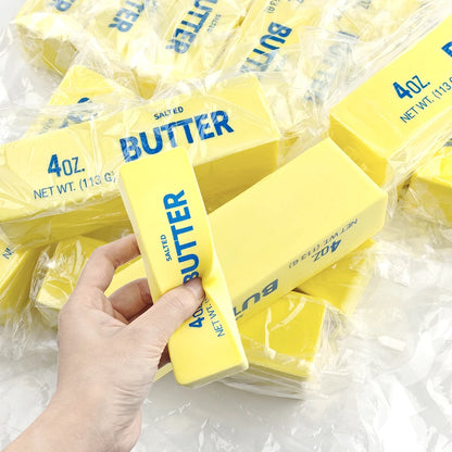 Butter Stick Squishy Toy Slow Rising Squeeze Toy Butter Bar Brick Squishy Fidget Toy Anti Stress Release Hand Relax Gift
