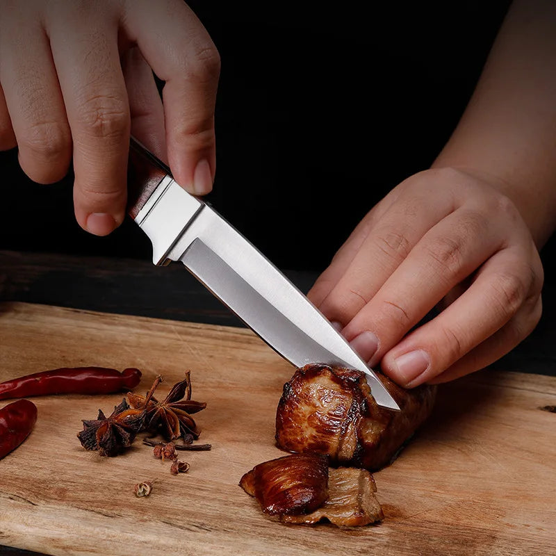 Stainless Steel Utility Knife Boning Knife Kitchen Cleaver Meat Paring Knife Outdoor Barbecue Fishing Portable Pocket knife