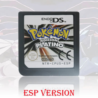 NOE/ESP/ITA/FRA/USA/EUR/AUS Version Pokemon HeartGold SoulSilver Platinum Diamond PearlVideo Game Card For DS 2DS 3DS Console