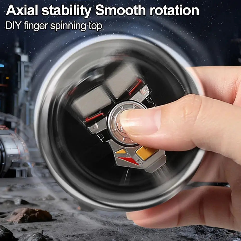 New 360 Rotating Ball Deformation Robot Fingertip Gyro Decompression Toy, Anti-compression Adult Sensory Toys, Children's Gifts