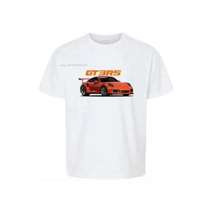 Classic Car Retro Vintage T-Shirt Gt3 Rs Silhouette Summer  Men Casual Fashion Tees Streetwear Top