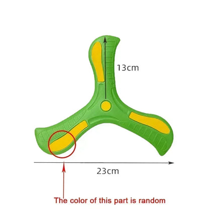 Children's Boomerang Toy Foam Safety Material Boomerang Throwing Target Rotator Trifoliate Flying Saucer Parent-Child