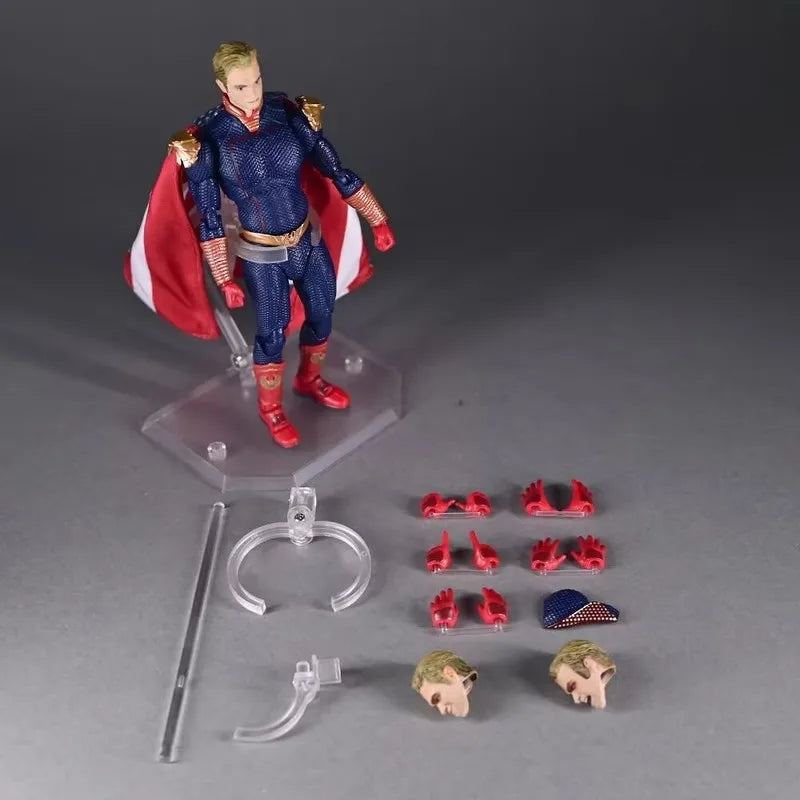 Homelander The Boys No 269 151 Battle Damaged Articulated Action Figure Collectible Model Desktop Ornament Adult Collectors Toy
