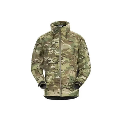 ARC LEAF GEN2 3 Layer Taped Seam Tactical Hard shell Jacket Men's Outdoor Waterproof Windproof Hooded Coat for Hiking Camping