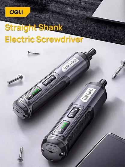 Bezprzewodowy wkrętak elektryczny akumulatorowy 2000 mAh Li-Ion Mini wiertarka 4 V Zestaw elektronarzędzi do konserwacji i napraw domowych