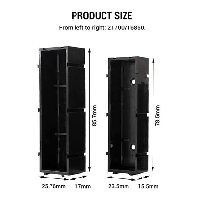 Removable Splicable 18650 Battery Box 5-10A High Current PC ABS Rechargeable Battery Storage Bracket DIY Power Bank