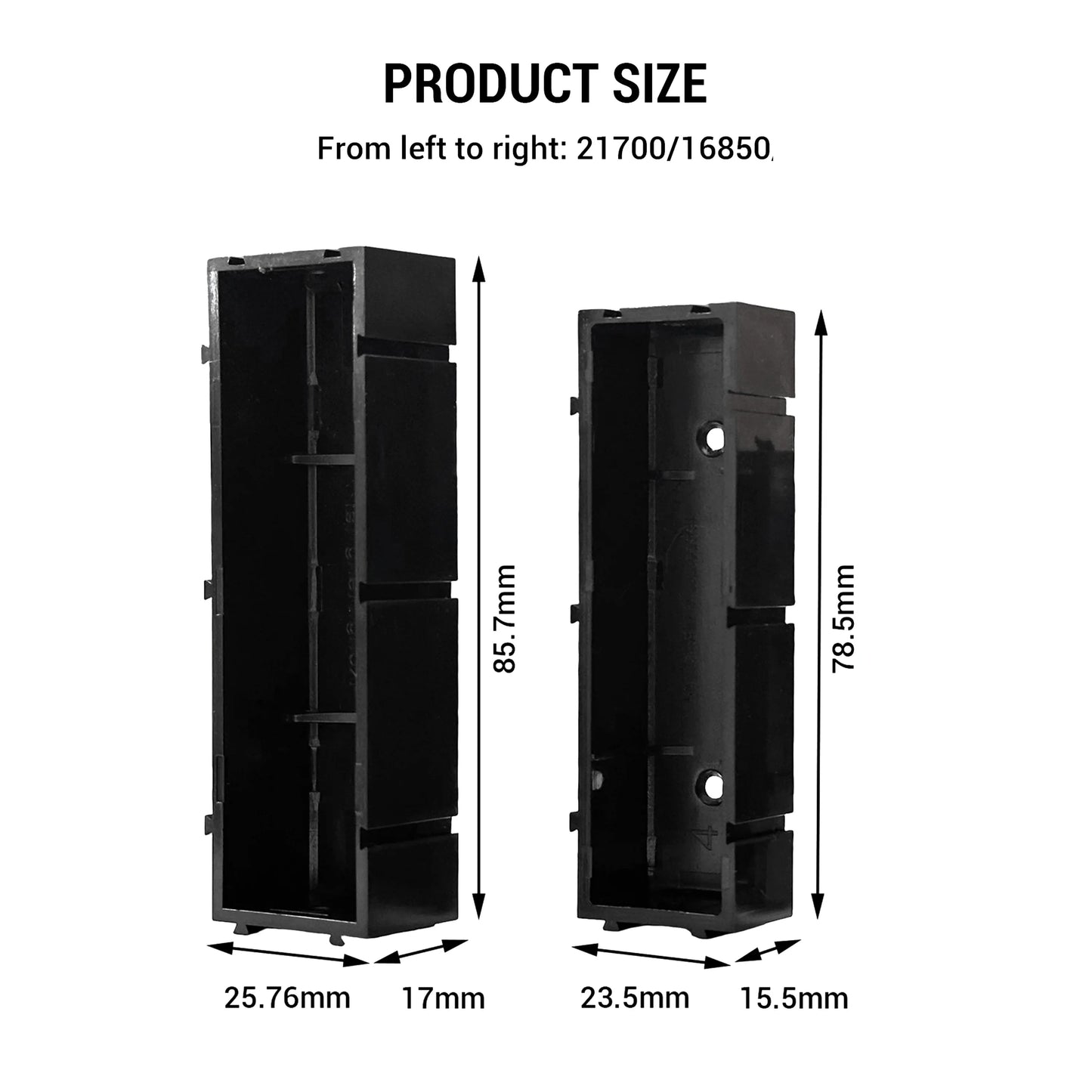 Removable Splicable 18650 Battery Box 5-10A High Current PC ABS Rechargeable Battery Storage Bracket DIY Power Bank