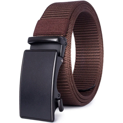Automatic Buckle Light Comfortable Nylon Military Belt Outdoor Hunting Multifunctional Tactical Canvas Belt High Quality Men Bel
