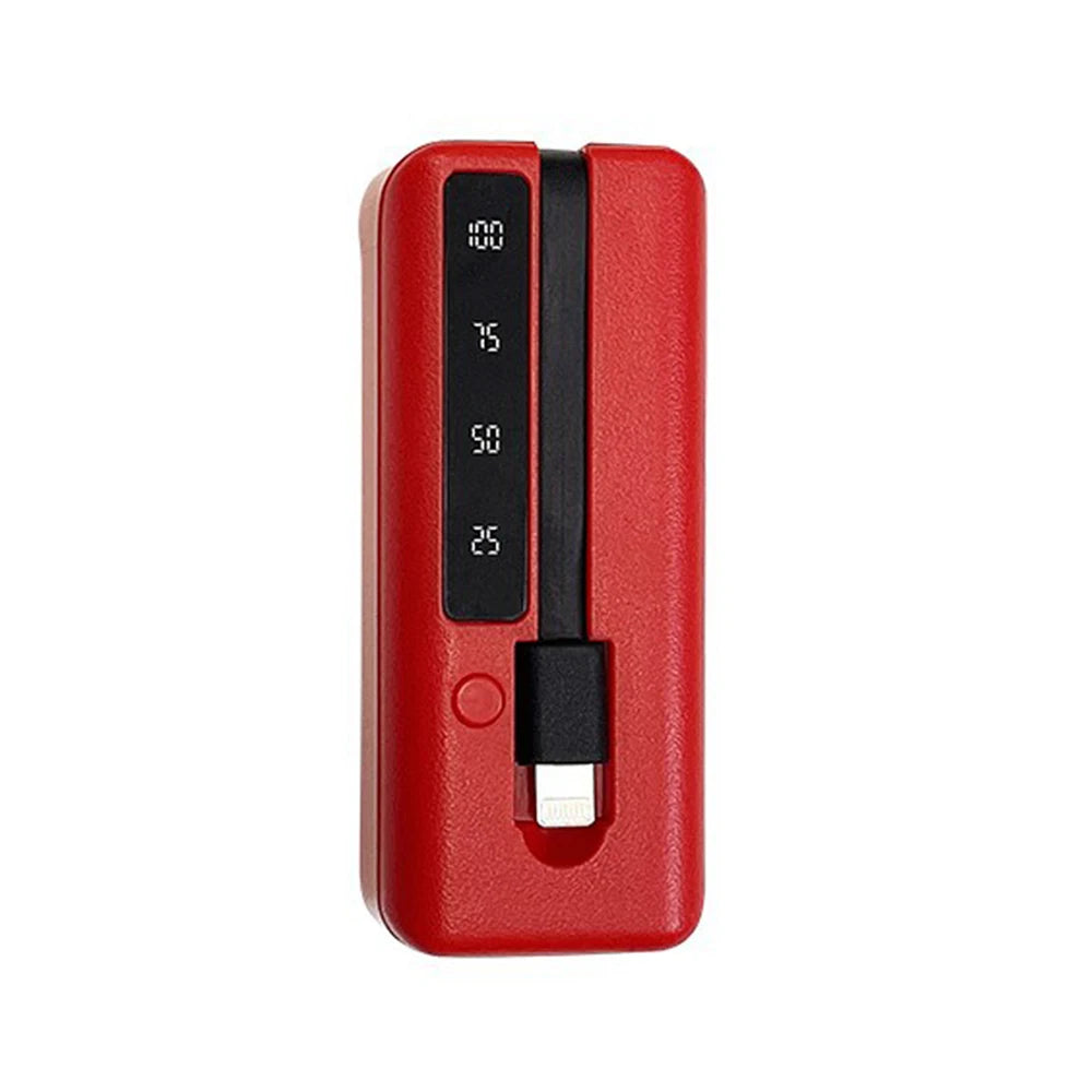 1*18650/18700/20700/21700 Battery Charger Type-C USB Ports Power Bank Case DIY Shell Kit Cell Phones Powerbank Box with Cable