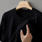 Man Summer Cotton Soft Tops Breathable Comfortable Short Sleeve Simple Beach T Shirt Basic Sport Tees 15 Color O-Neck Tee Shirts