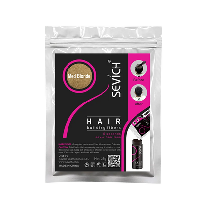 SEVICH 25g Hair Fibers Refill Bag Bald Extension Hair Growth Powder Salon Professional Hair Treatment Unisex Hair Loss Products