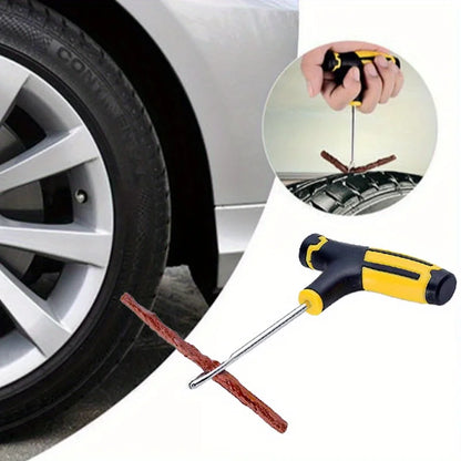 Bike Tire Repair Kit - Bycicle Inner Tube Puncture Patch Kits with Vulcanizing Patches, For Cycling Road Mountain Bicycle