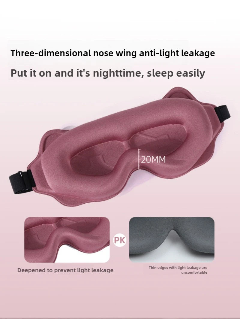 3D Sleeping Mask Block Out Light Sleep Mask For Eyes Soft Sleeping Aid Eye Mask for Travel Eyeshade Night Blindfold Eyepatch
