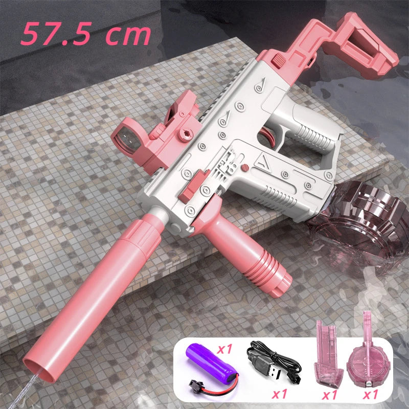 Summer Toys Vector Electric Water Gun Shooting Large-capacity Water Spray Outdoor Toy Boys Birthday Gifts Summer Water Toys