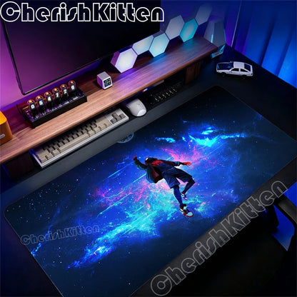 Spider-Man Mouse Pad Laptop HD Anime XXL Keyboard Pad Gamer Cabinet Mousepad PC Gaming Accessories Desk Mat Rubber Big Carpet
