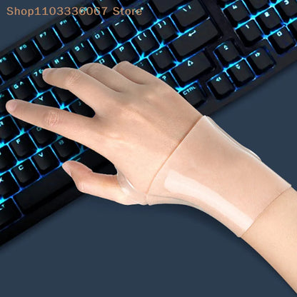【HL】1Pc Transparent Wristband Soft Silicone Wrist Bands for Men Women Hand Wrist Protection Brace Pad Wristband Sports