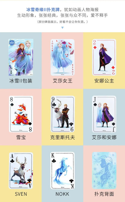 Disney Mickey Frozen Stitch Poker Lots-o'-Huggin' Bear Playing Cards Playing Cards Poker Indoor Family Entertainment Board Games