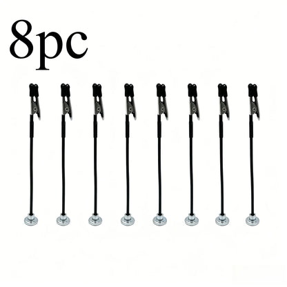Soldering Third Hand with Strong Magnetic Base Flexible Arms PCB Holder for Electronics Repair – Alligator Clip Welding Tool