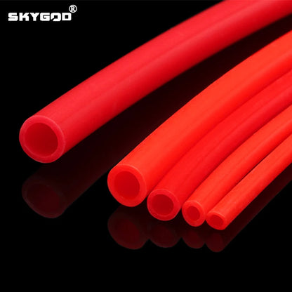 1/3/5/10M Silicone Tube Food Grade Rubber Hose Red Flexible Aquarium Air Irrigation Pipes Water Connector Garden Hoses