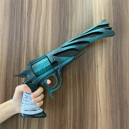 OW Gun Cosplay Angela Ziegler Mercy Angel Shock Gun Prop Weapons Model Safety PU Rubber Model Halloween No Shooting