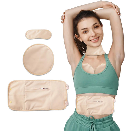 Castor Oil Pack Waist Wrap Organic Oil Compression Wrap Self Conditioning Improvement Supplies For Bowel Movements Digestion